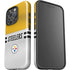 NFL Pittsburgh Steelers White Striped iPhone 16 Pro Impact Case